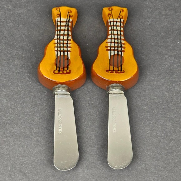 Island Heritage Ukulele Spoon Rest & 2 Spreaders Set Tropical 2005 - Picture 5 of 8